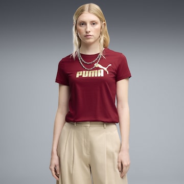 PUMA Performance Shirt 'Ess No. 1' in Red: front
