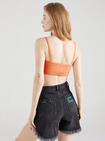 Kamila Šikl - Bustier Top de punto 'Cara' en naranja