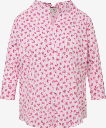 Ulla Popken Blouse in Roze: voorkant