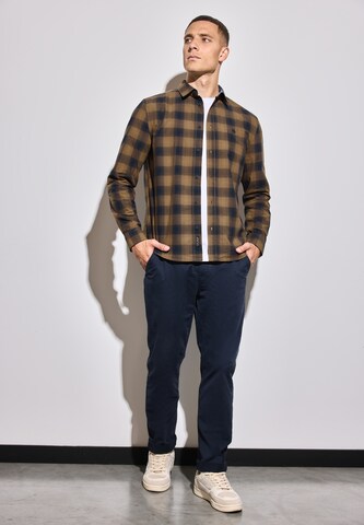 Street One MEN Regular Fit Hemd in Braun