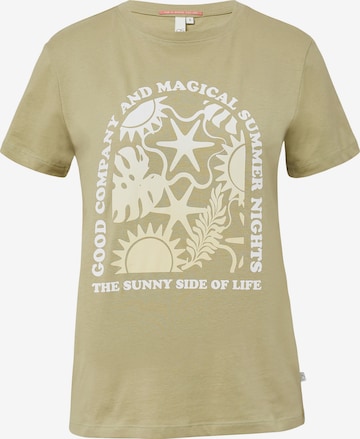 QS T-Shirt in Grün: Vorderseite
