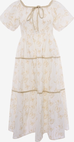 faina - Vestido em branco: frente