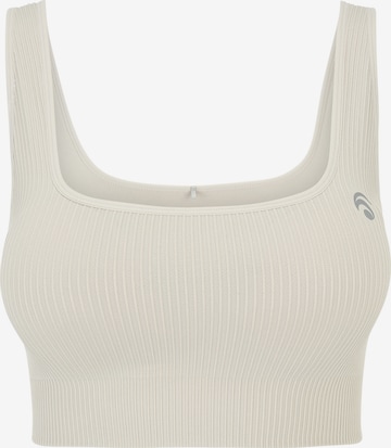 OCEANSAPART - Soutien Bustier Soutien de desporto 'Sydney' em bege: frente