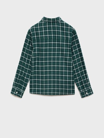 MANGO KIDS Regular fit Button up shirt in Green