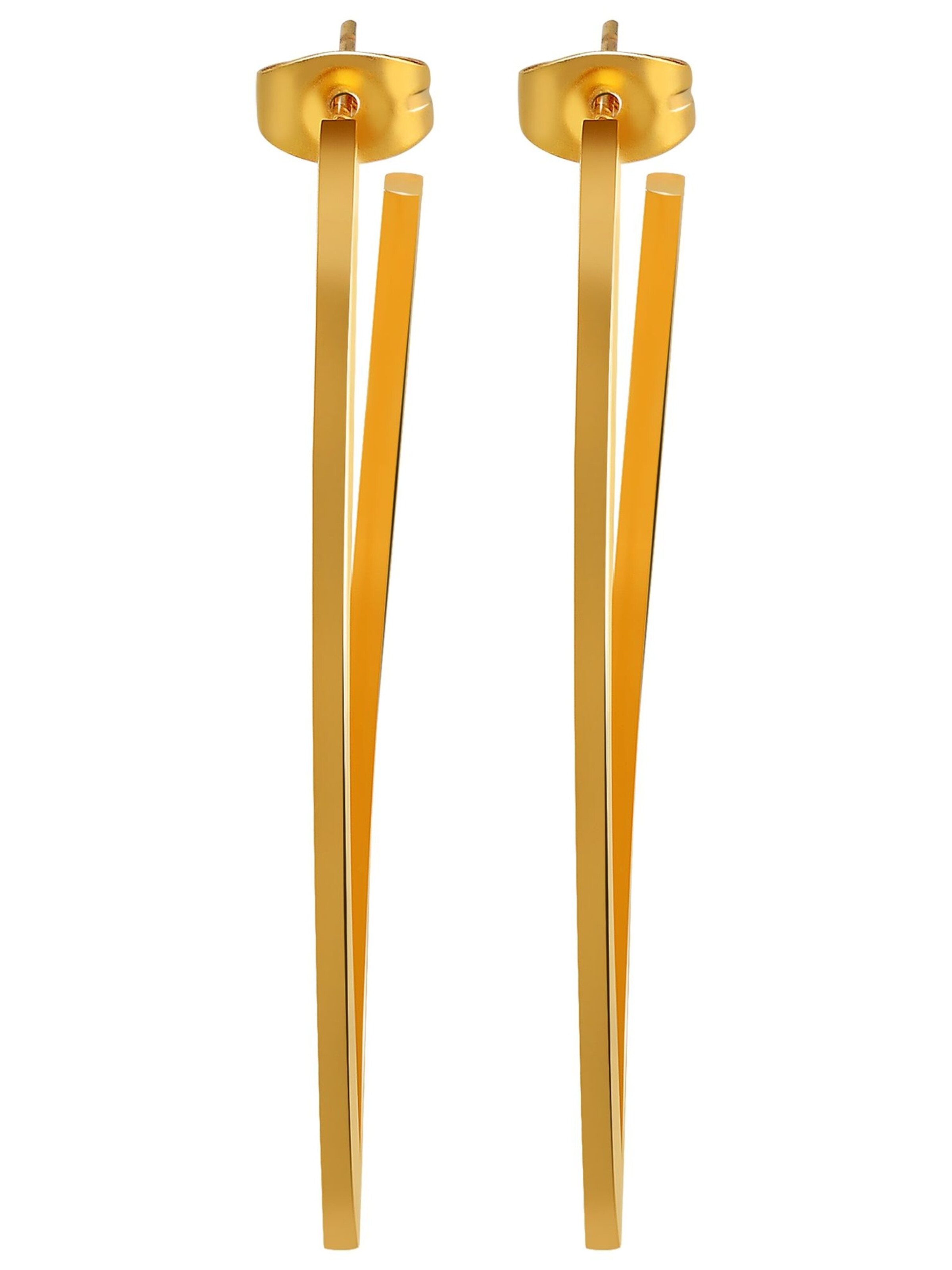Akzent Ohrringe 'Trix, langlebig'‌‌‌‌‌‌‌ in Gold