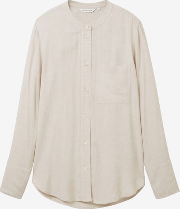 TOM TAILOR Blouse in Beige: front