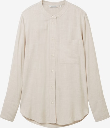 TOM TAILOR Bluse in Beige: predná strana