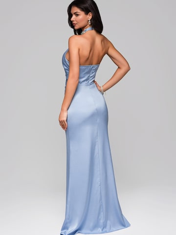 Ombre Abendkleid in Blau