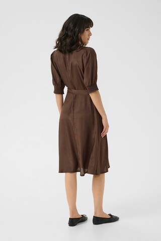 Kaffe Blousejurk 'Emine' in Bruin
