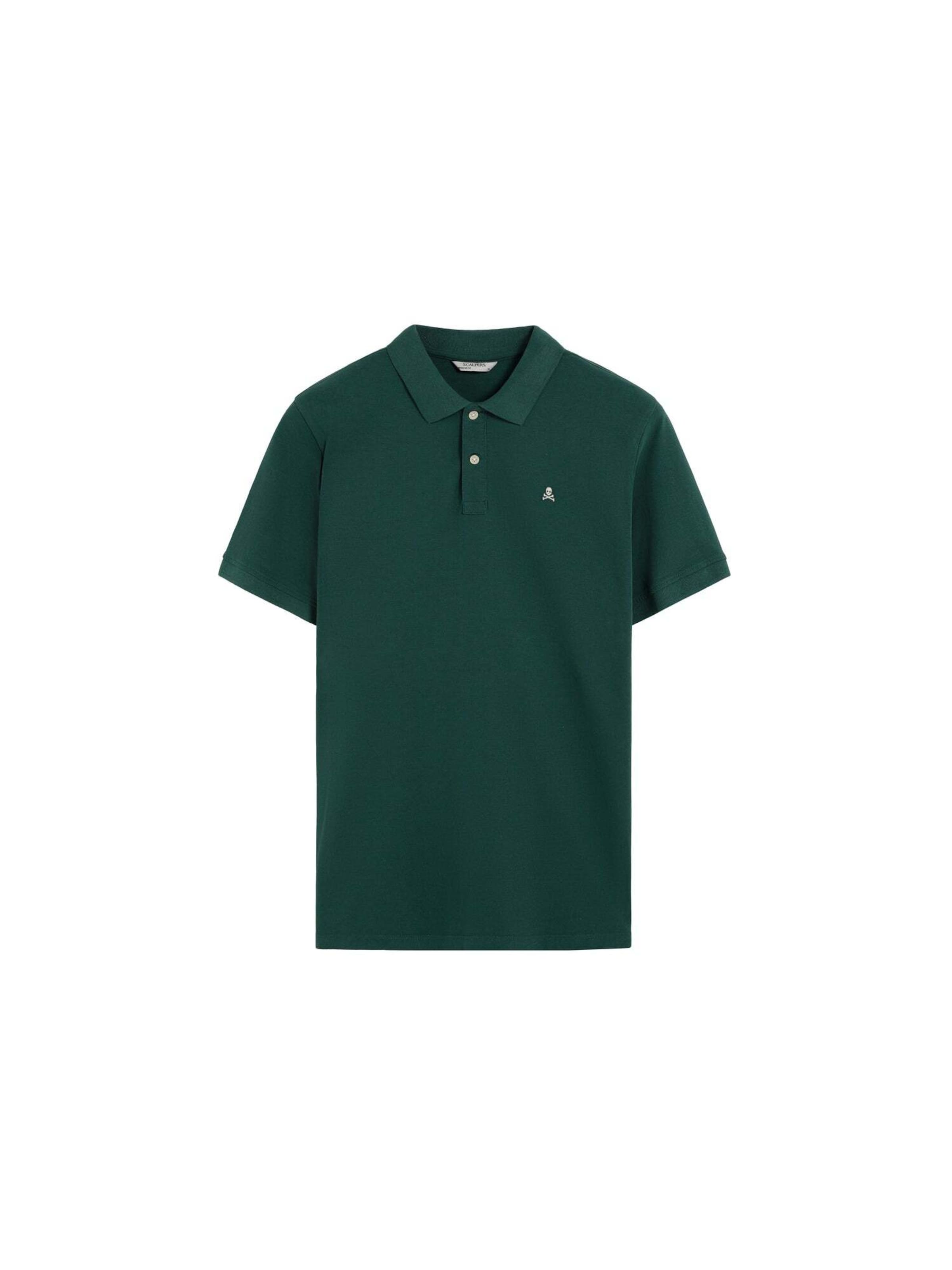 Scalpers Tričko ' ' – zelená: přední strana