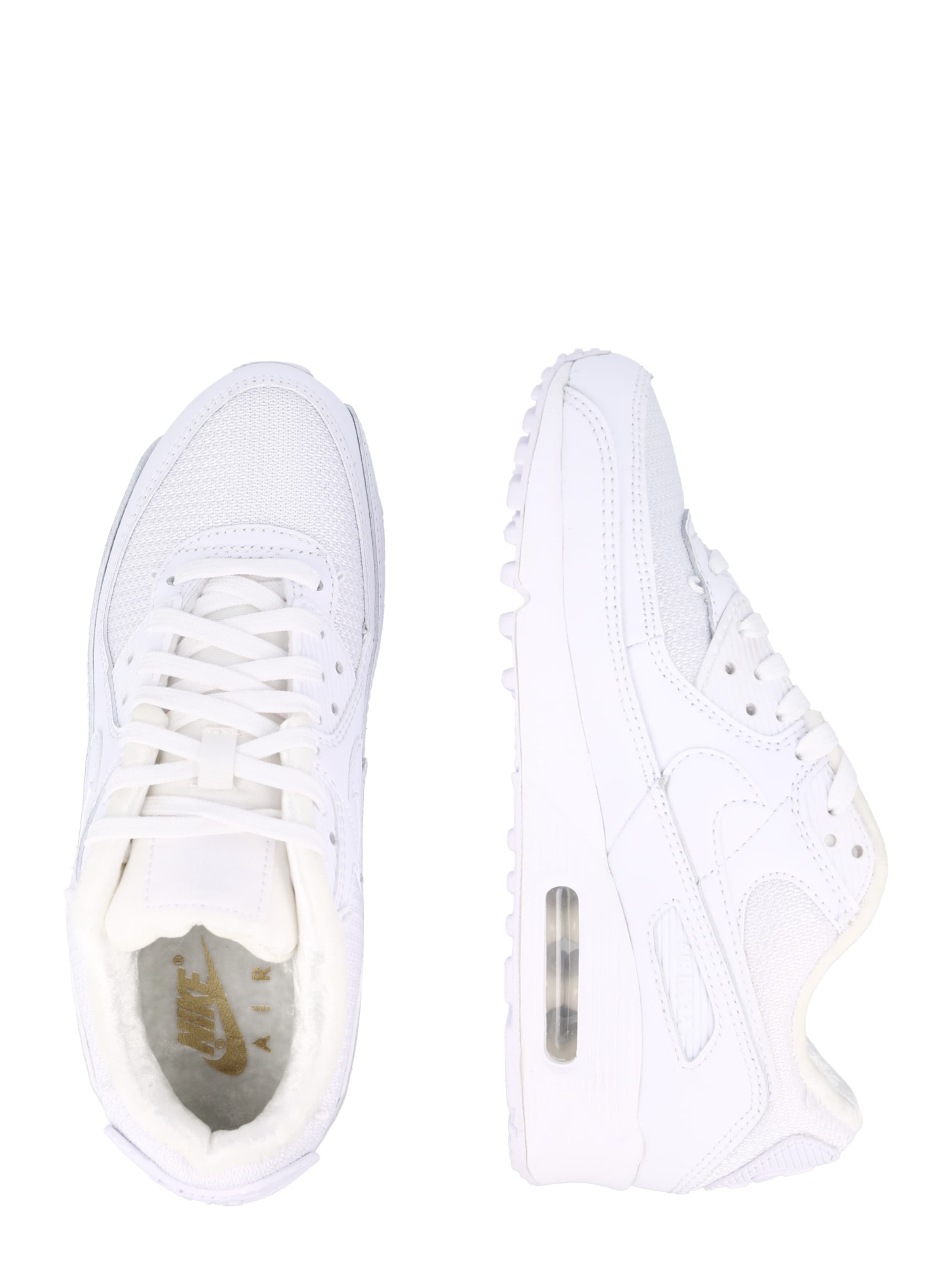 Baskets basses 'Air Max 90 Premium' Nike Sportswear en blanc
