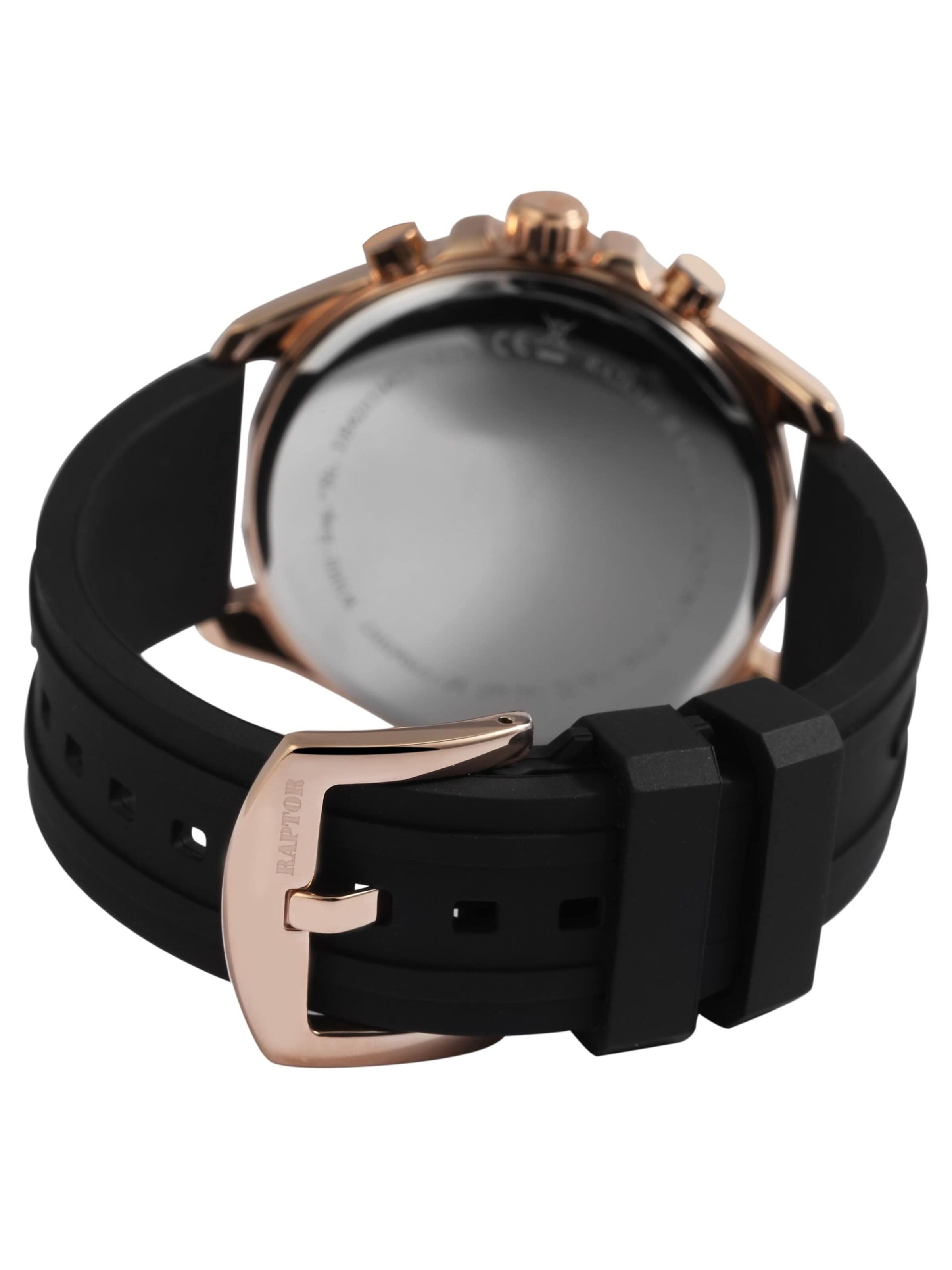 Raptor Analog Watch 'Arman, Datumsanzeige' in Black