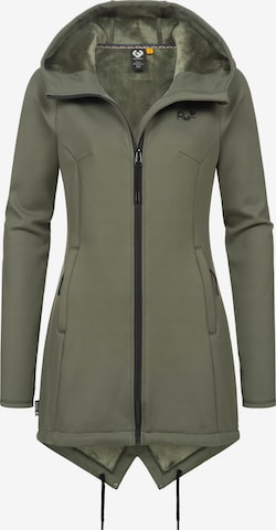 Veste de survêtement 'Wingi' Ragwear en vert : devant
