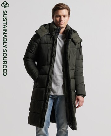 Superdry Winter Coat 'Touchline' in Green: front