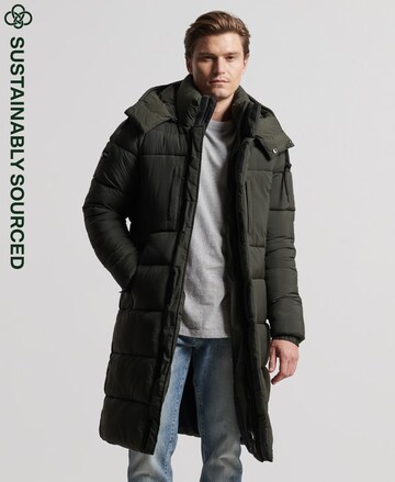 Superdry Winterjacke 'Touchline' in Grün: predná strana