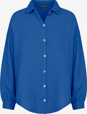 SASSYCLASSY Blouse in Blauw: voorkant