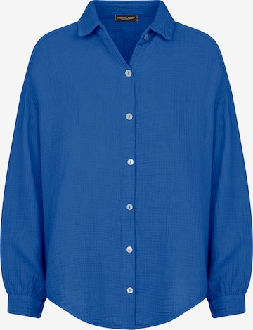 SASSYCLASSY Blouse in Blue: front