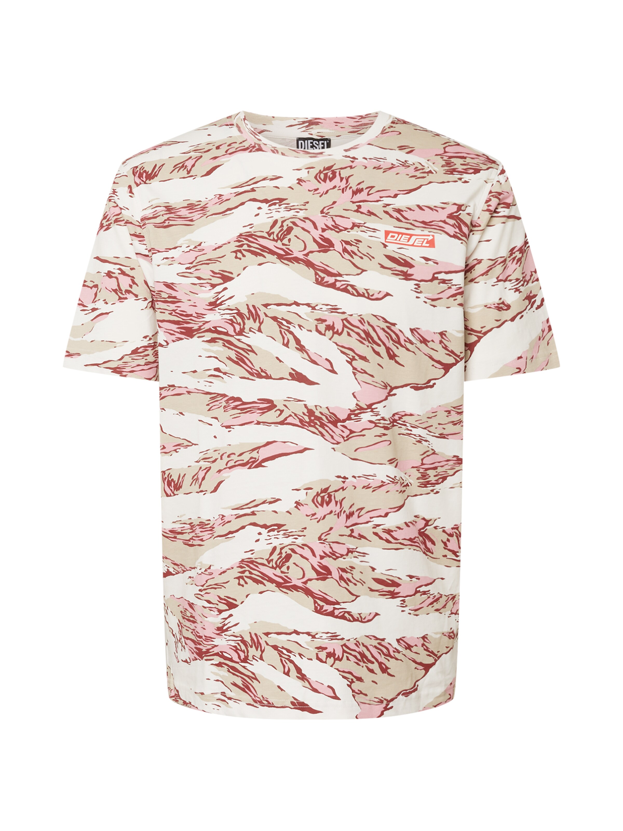Männer Shirts DIESEL T-Shirt 'JUST' in Rosa - YG20952 Männer Shirts DIESEL T-Shirt 'JUST' in Rosa - YG20952