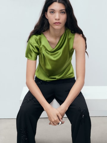 MANGO Blouse 'SATI-A' in Groen