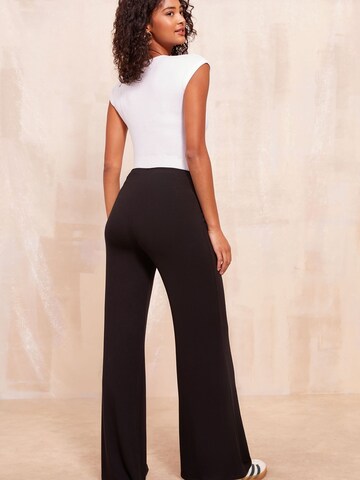 Friends Like These Wide Leg Hose in Schwarz