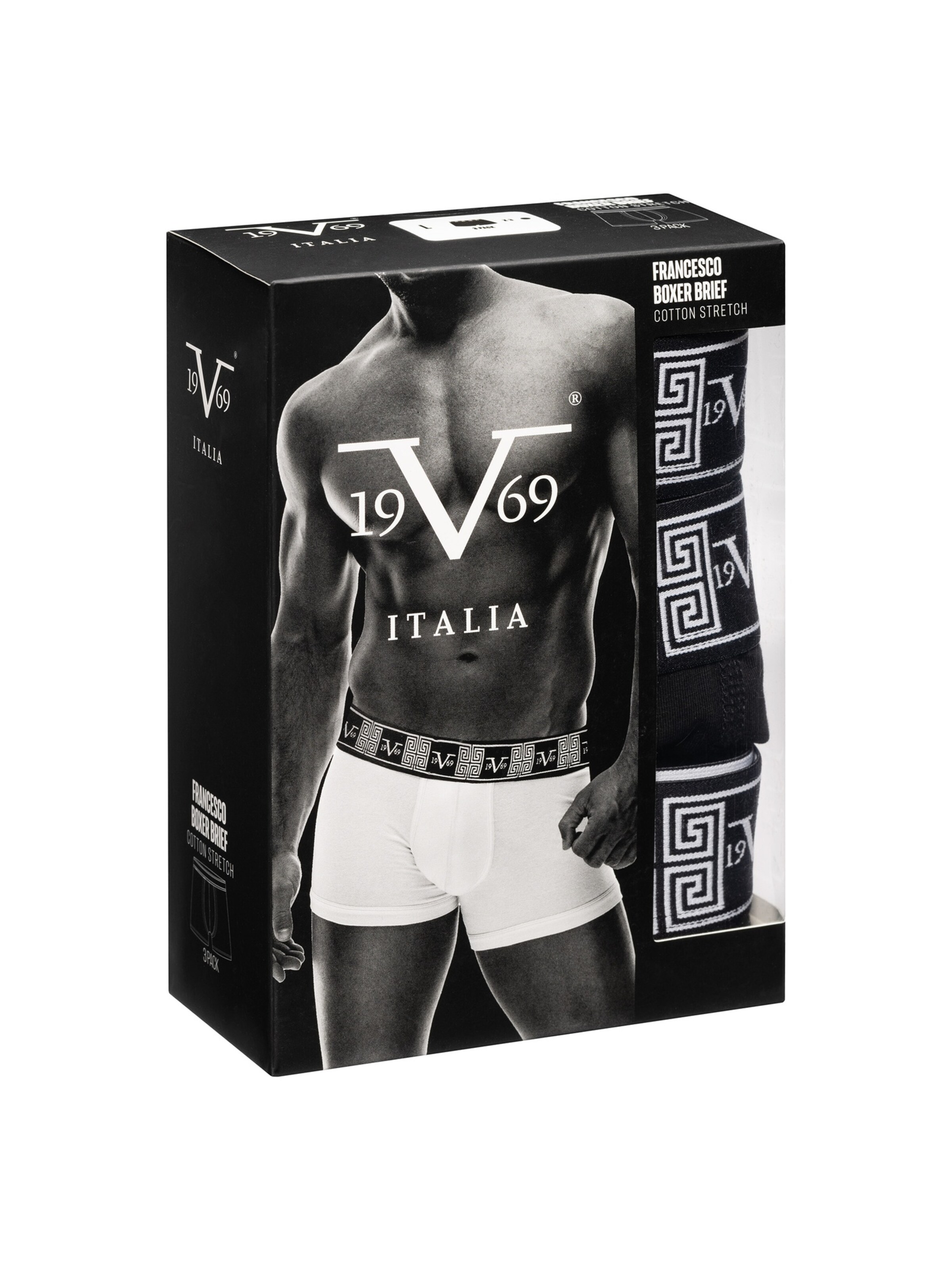 Boxers 19V69 ITALIA en noir
