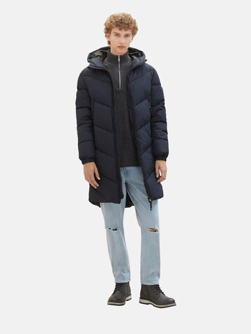 TOM TAILOR DENIM Winterparka in Blauw