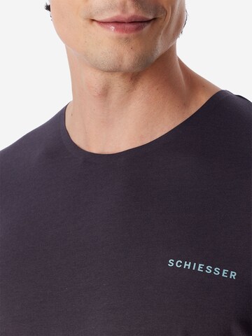 Pyjama long ' Modern Bonded ' SCHIESSER en gris