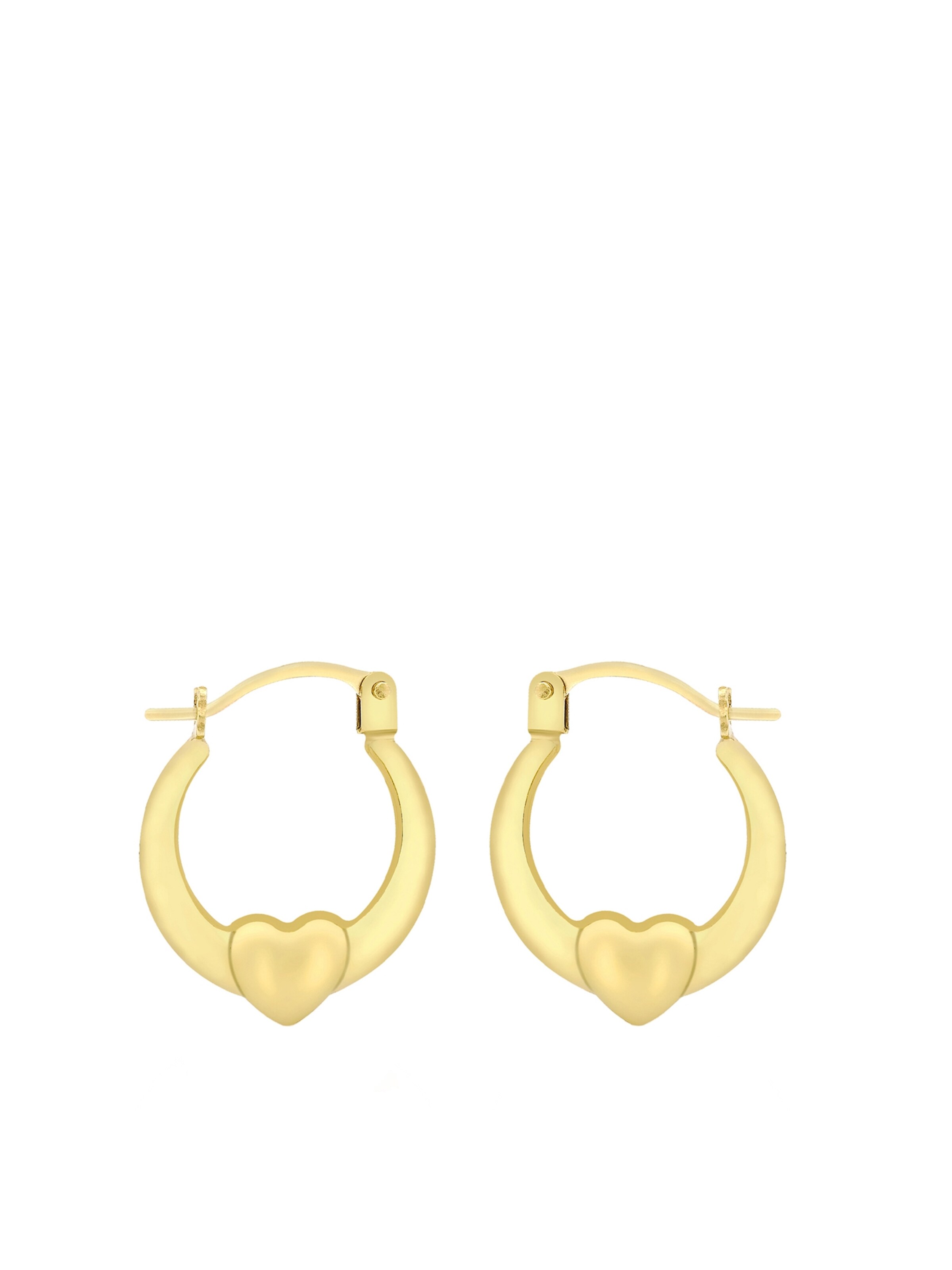 Lucardi Oorbellen 'Klassisch' in Goud: voorkant