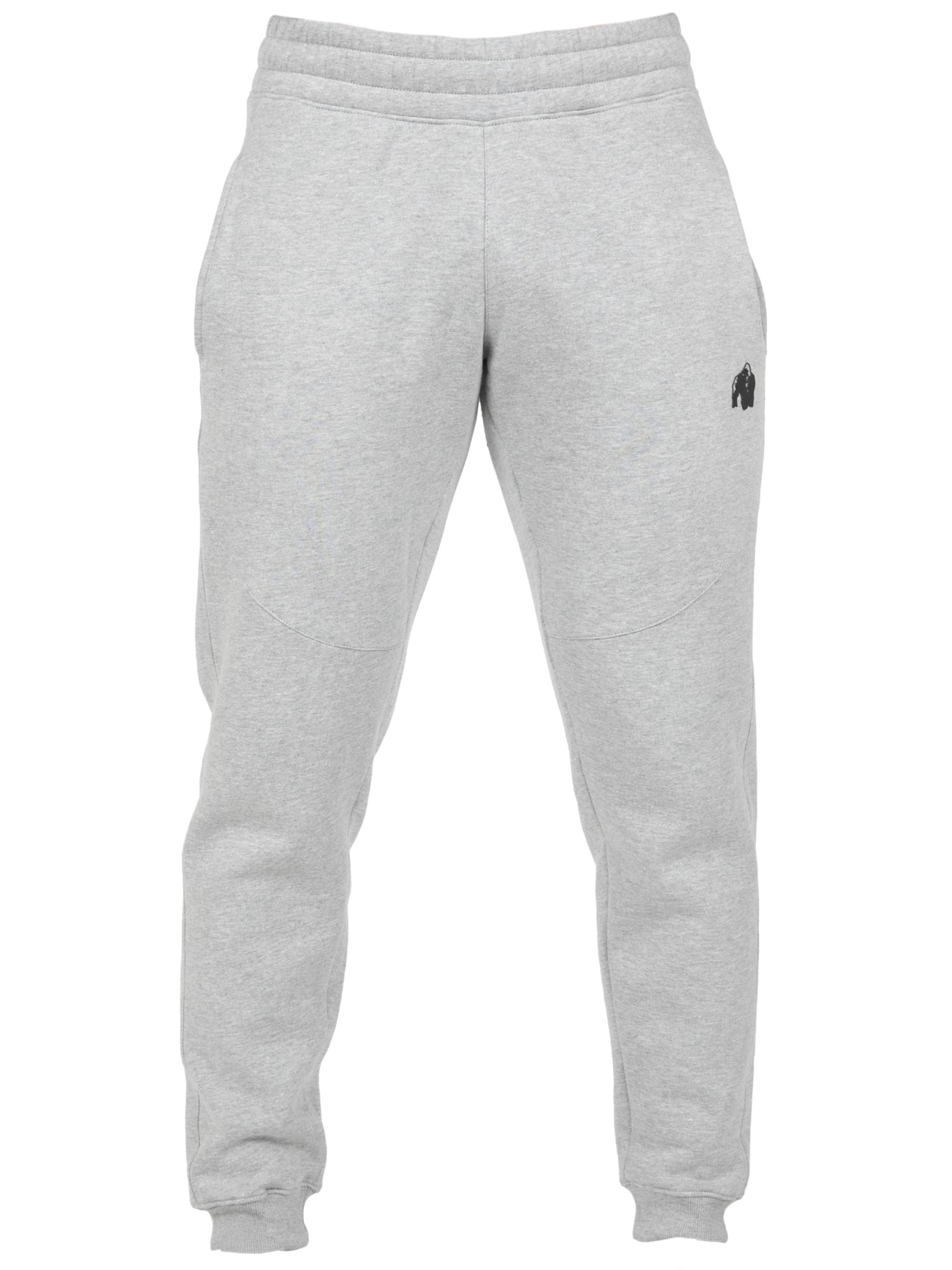 Loosefit Pantaloni sportivi 'Leon' di Gorilla Wear in grigio: frontale