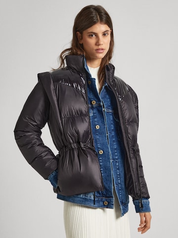 Pepe Jeans Winter Jacket ' STELLA ' in Black: front