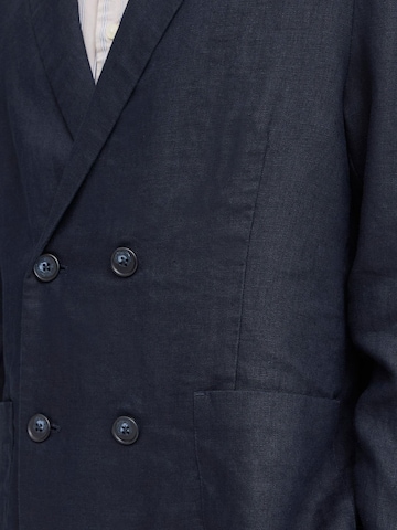 Casual Friday - Ajuste confortable Chaqueta saco ' CFEdlund Linen ' en azul