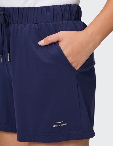 VENICE BEACH Slim fit Workout Pants in Blue