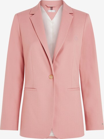 Blazer TOMMY HILFIGER en rose : devant