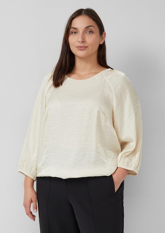 s.Oliver Shirt in Beige: voorkant