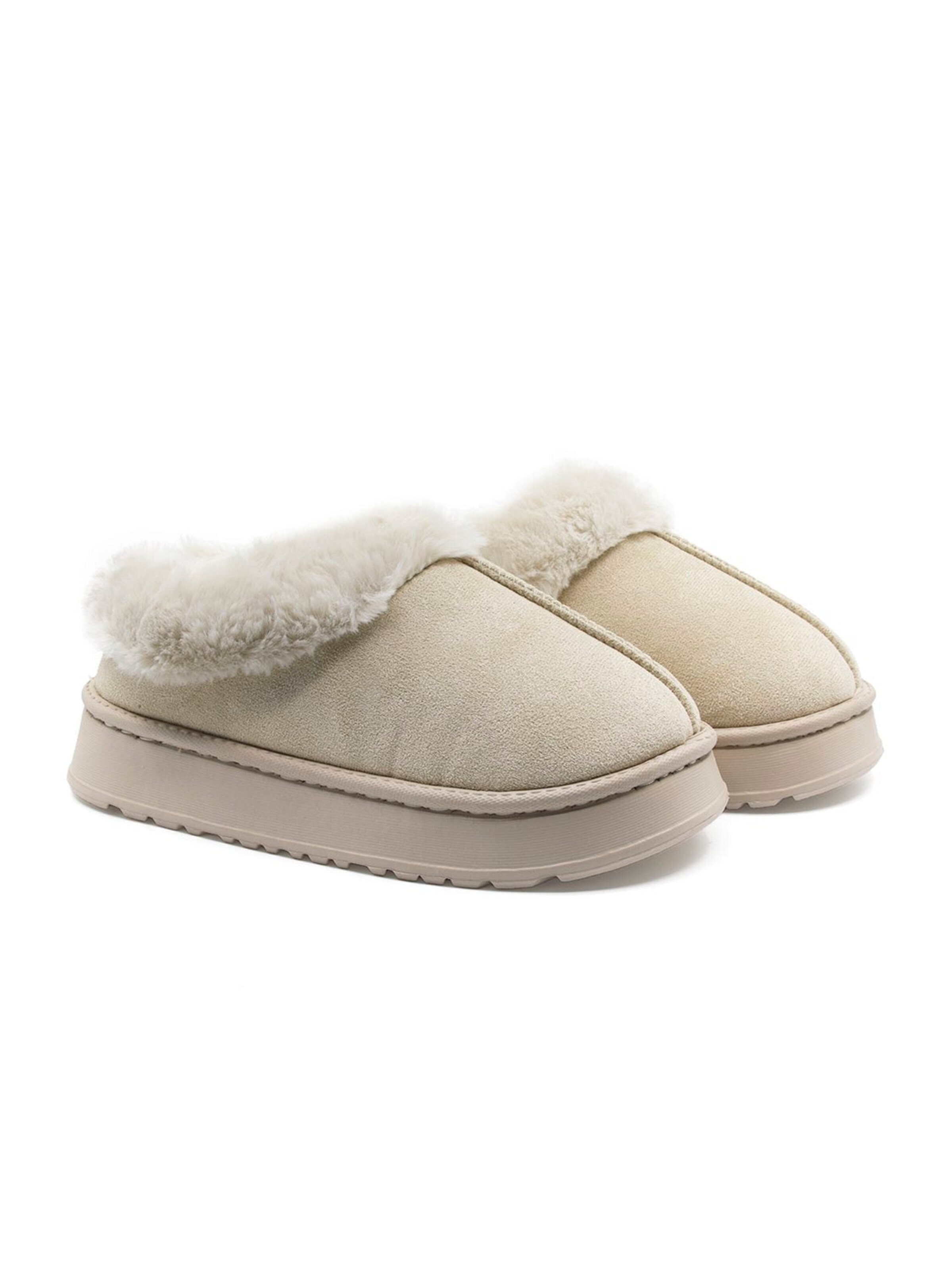 Beppi Slipper 'Indoor Shoe' in Beige