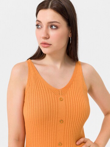 Robes en maille Dandalo en orange