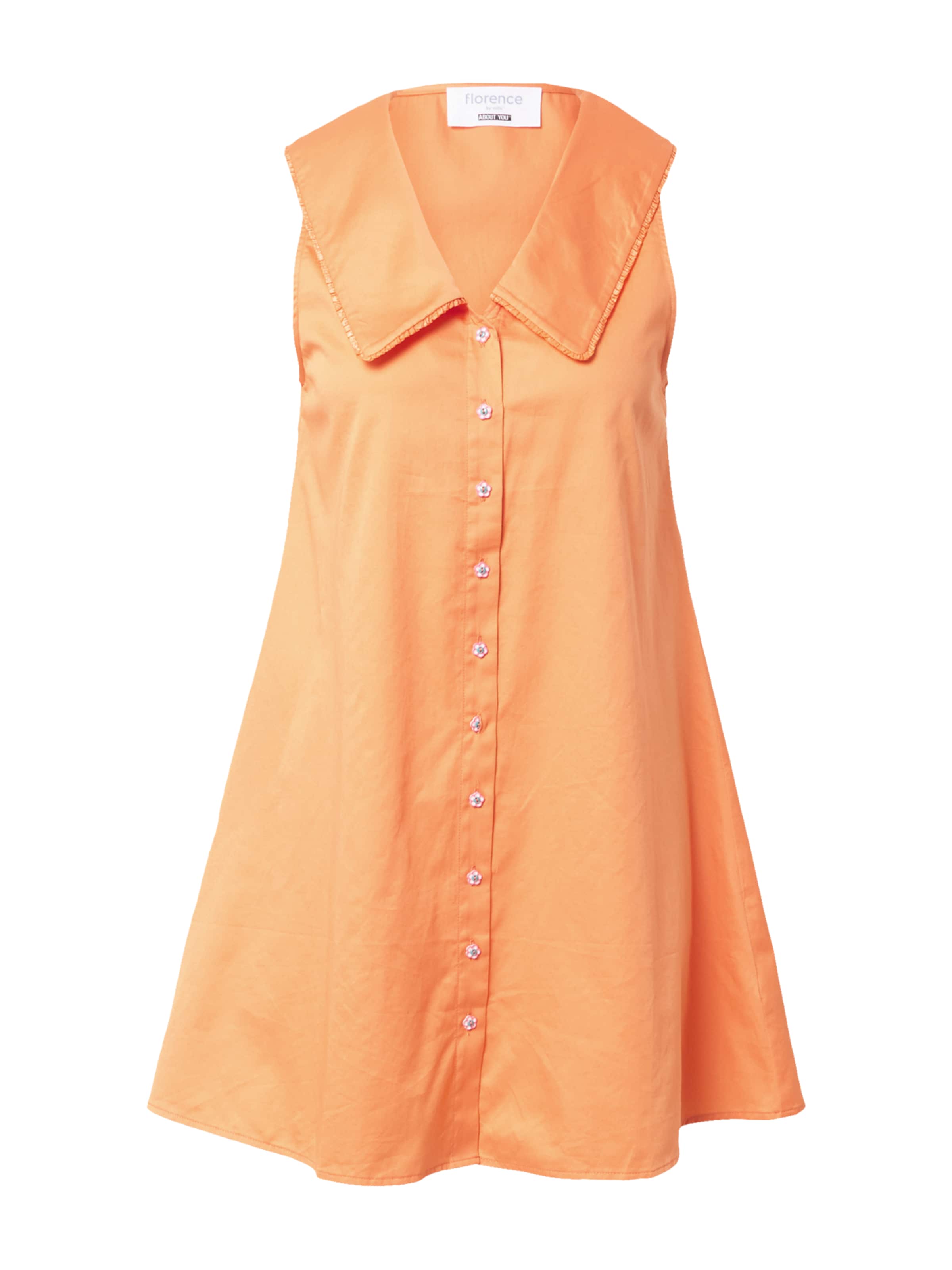 florence by mills exclusive for ABOUT YOU Košeľové šaty 'Farmers Market' - Oranžová: predná strana