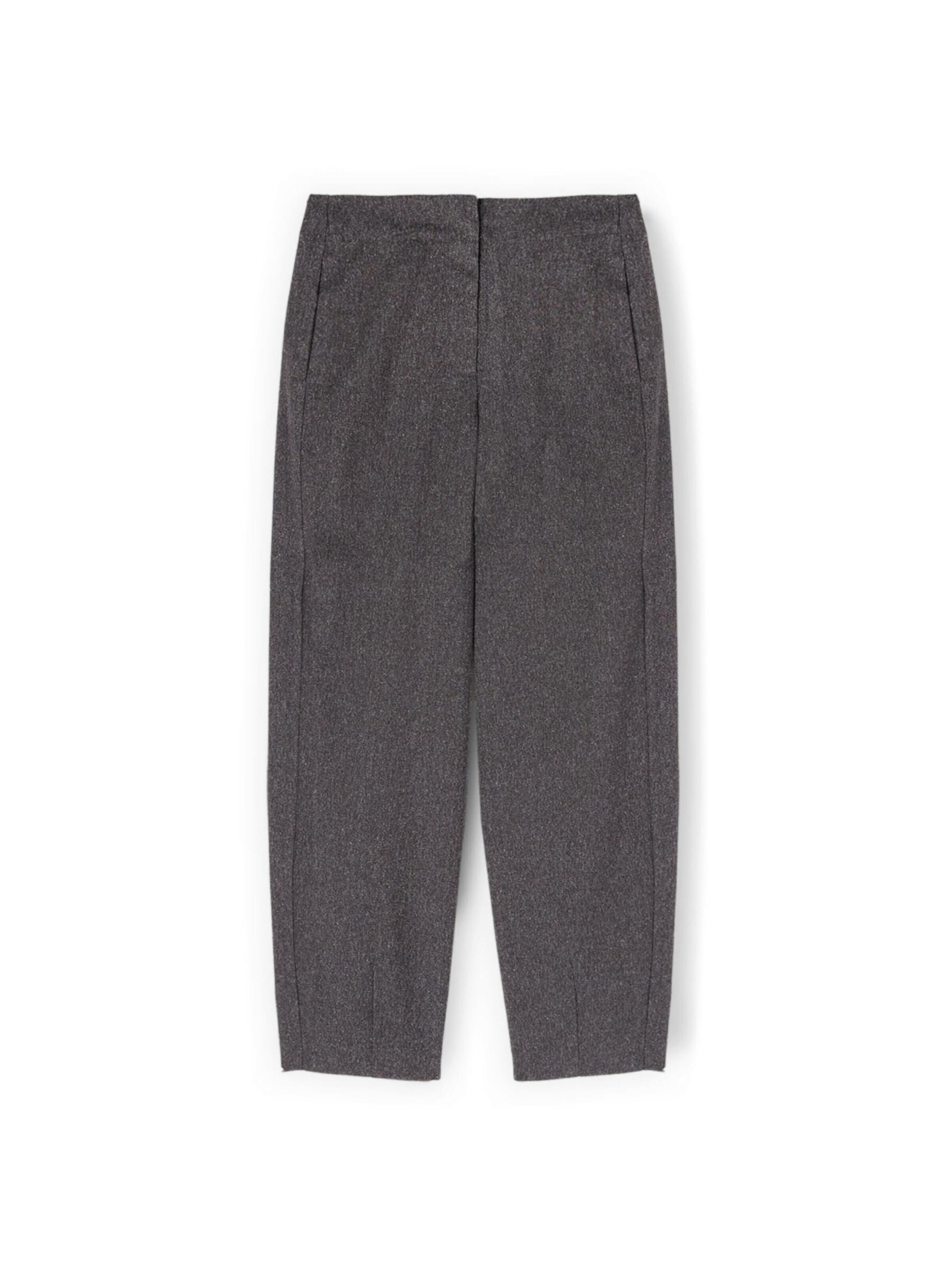 MOTIVI Loose fit Trousers in Grey: front