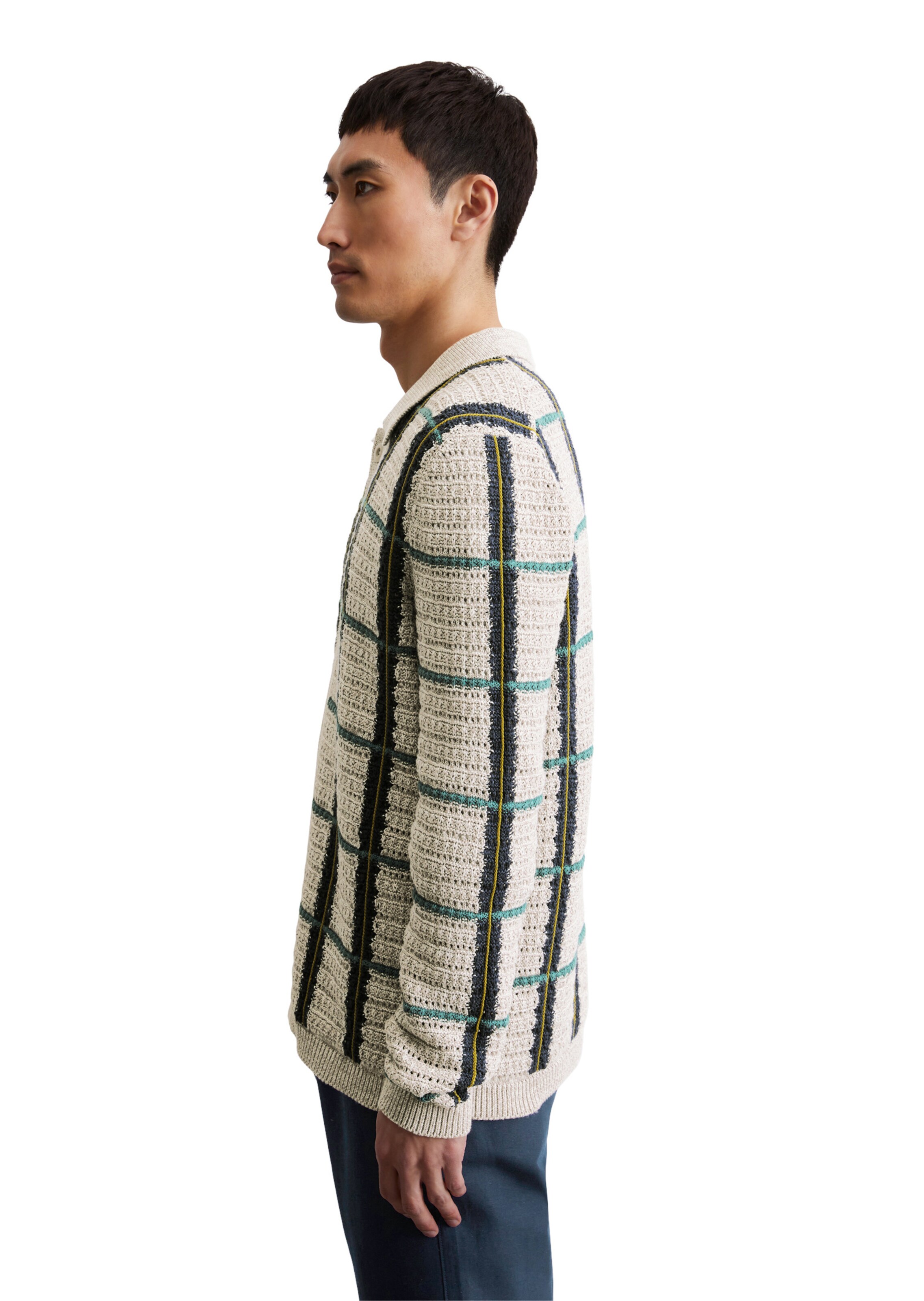 Marc O'Polo Gebreid vest in Beige