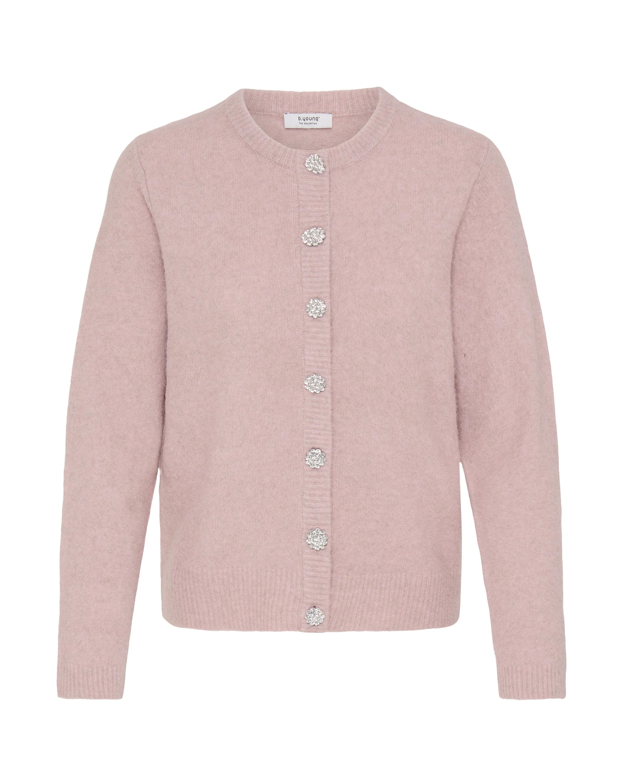 b.young Strickjacke 'MMINNA' in Pink: Vorderseite