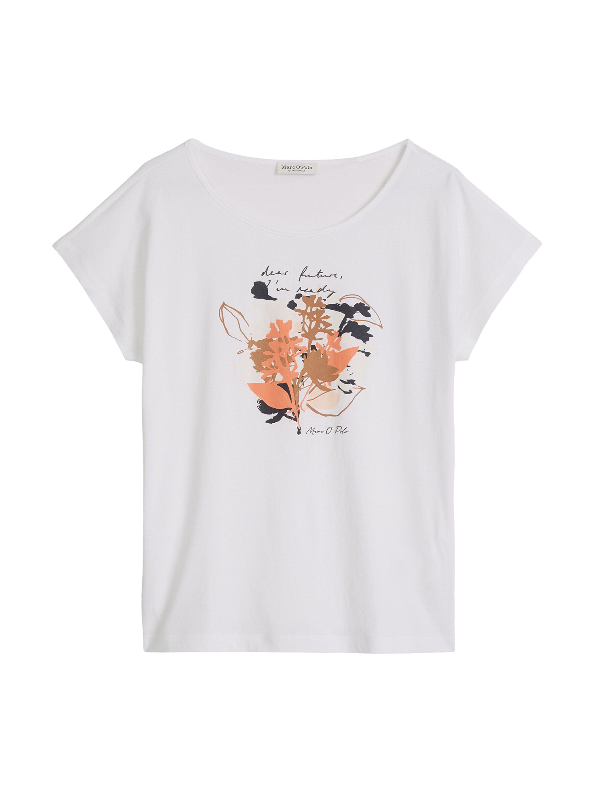 Marc O'Polo Тениска в бяло: отпред