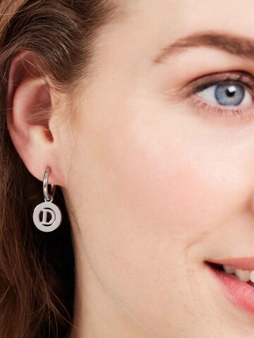 Lucardi Oorbellen in Zilver: voorkant