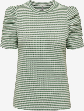 ONLY قميص 'IBEN' بلون أخضر: الأمام