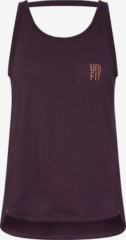 UNIFIT Sporttop in Lila: Vorderseite