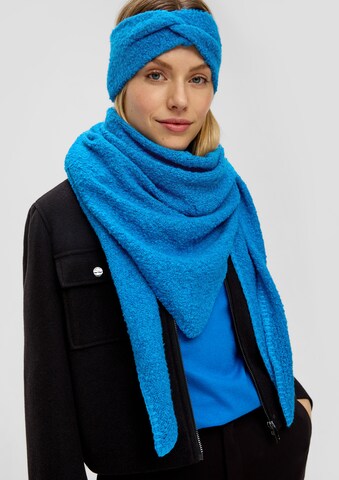 s.Oliver Scarf in Blue: front