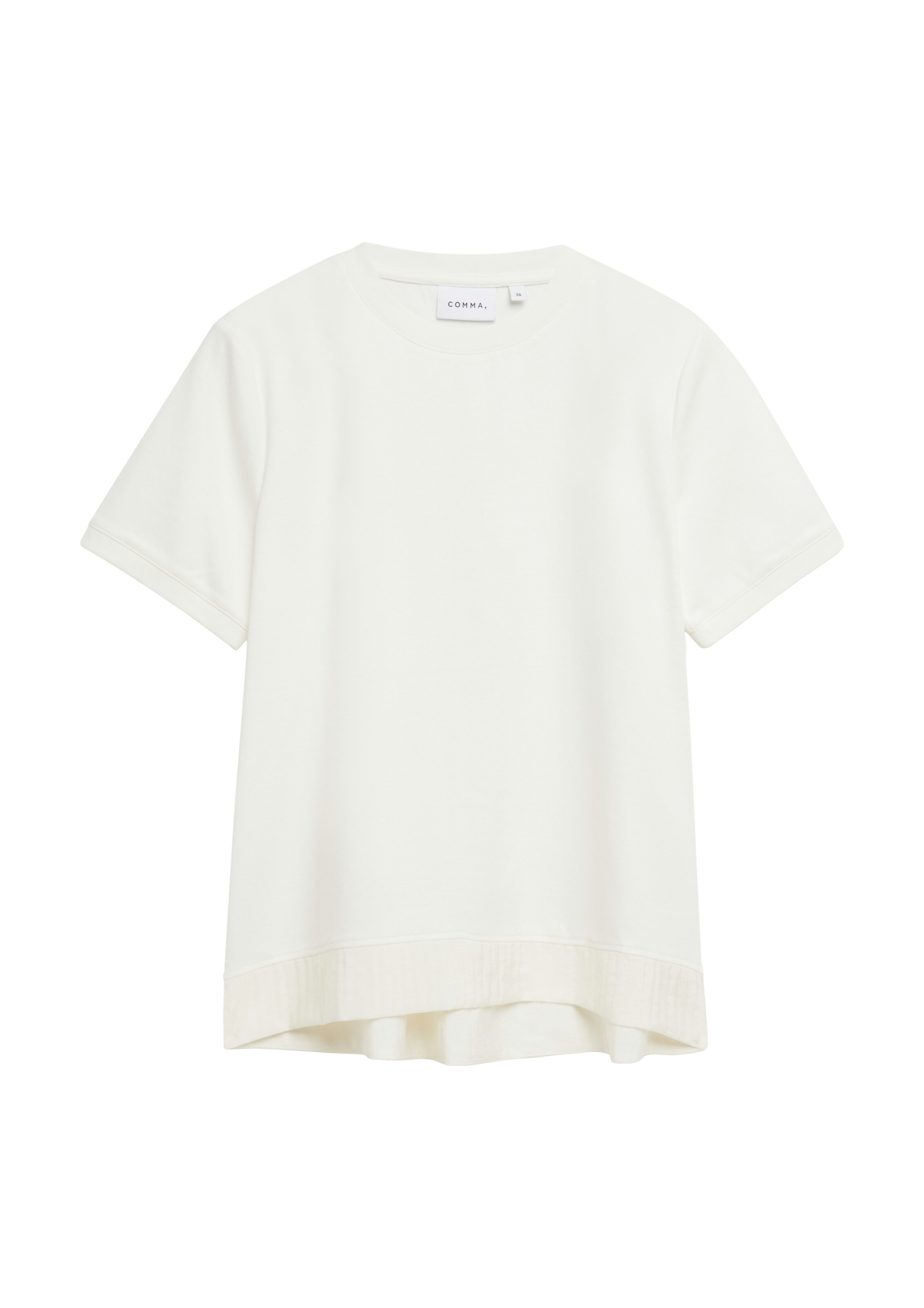 T-shirt COMMA en beige : devant