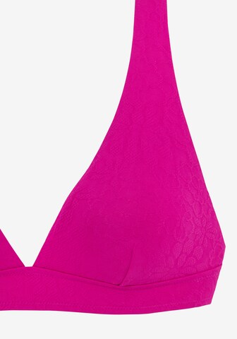 BUFFALO Triangel Bikinitop in Pink
