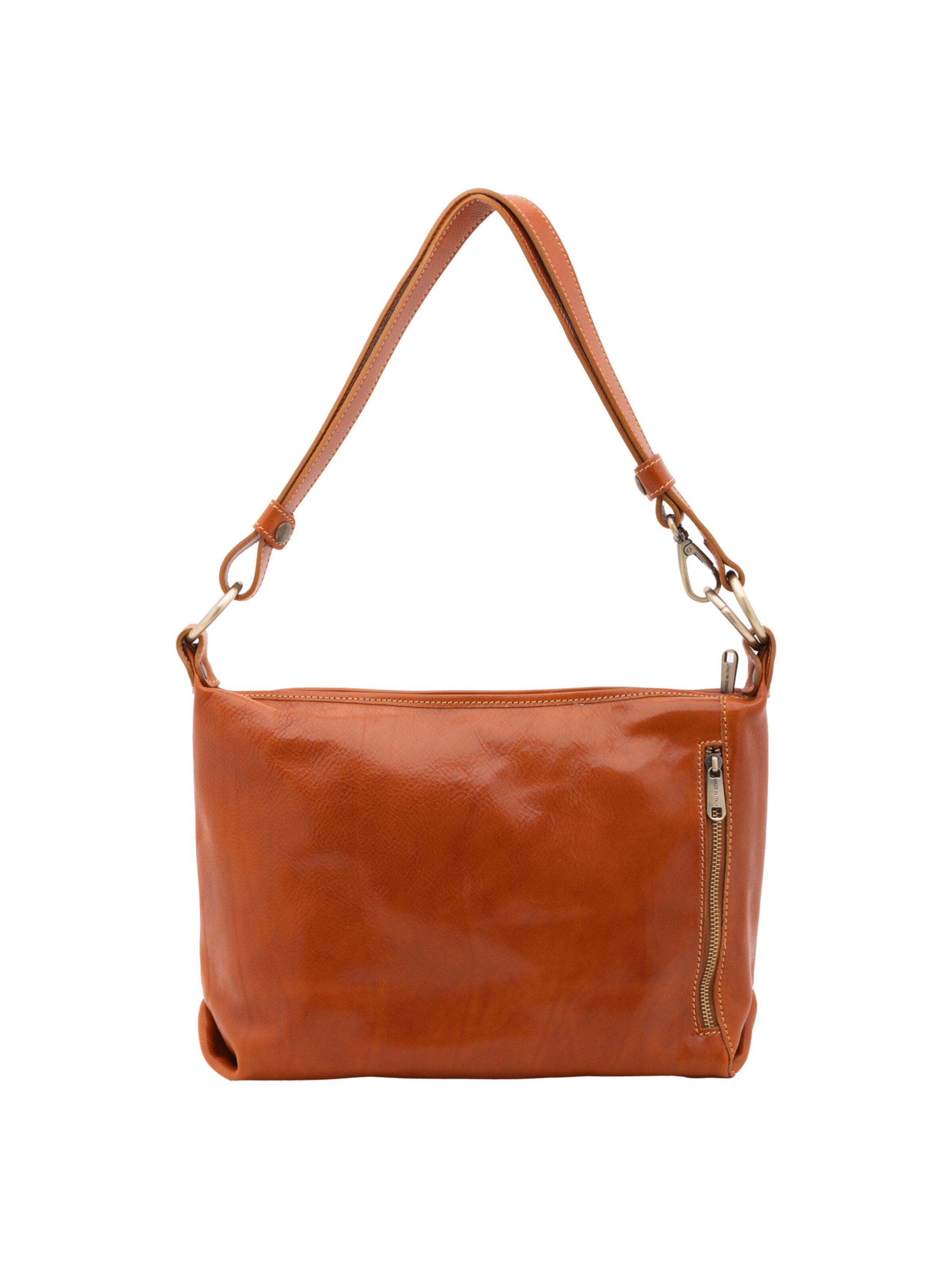 Borsa a spalla 'Borsa a Spalla Pelle Vacchetta I Fratelli - Vera Pelle' di I Fratelli in beige