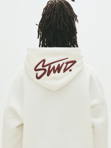 Felpa 'STWD' di Pull&Bear in bianco