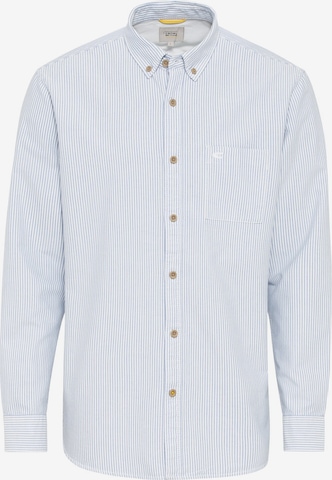 CAMEL ACTIVE Regular Fit Oxford Langarm Hemd in Blau: predná strana